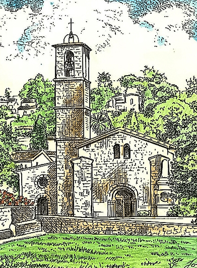 abbaye dessin